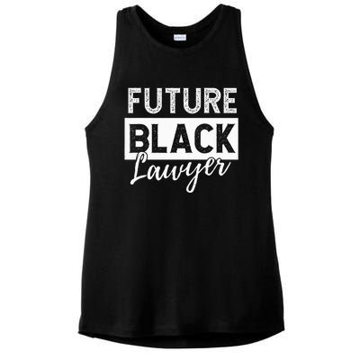 Future Black Lawyer Justice Law School  Ladies PosiCharge Tri-Blend Wicking Tank