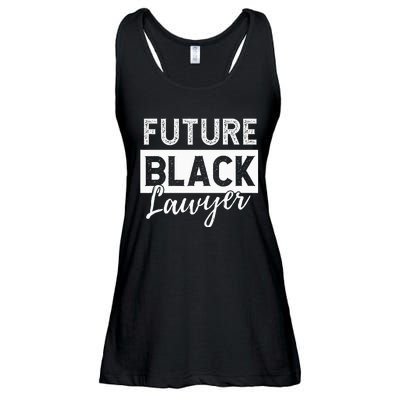 Future Black Lawyer Justice Law School  Ladies Essential Flowy Tank