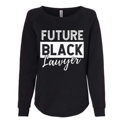 Future Black Lawyer Justice Law School  Womens California Wash Sweatshirt