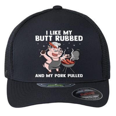 Funny BBQ Lover Grilling Barbecue  Flexfit Unipanel Trucker Cap