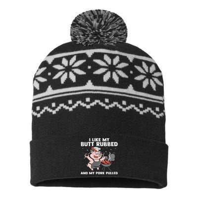 Funny BBQ Lover Grilling Barbecue  USA-Made Snowflake Beanie