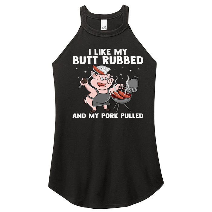 Funny BBQ Lover Grilling Barbecue  Women's Perfect Tri Rocker Tank