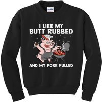 Funny BBQ Lover Grilling Barbecue  Kids Sweatshirt