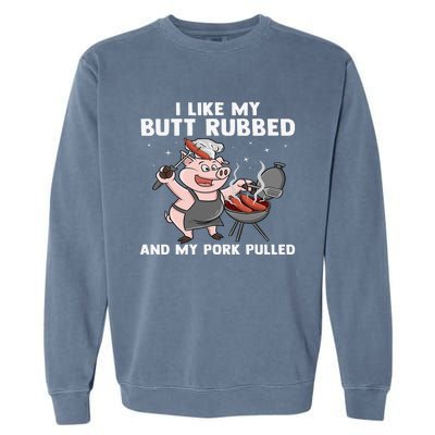 Funny BBQ Lover Grilling Barbecue  Garment-Dyed Sweatshirt