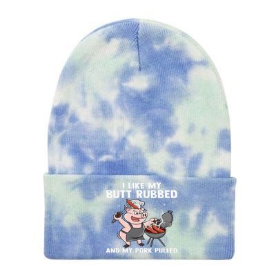 Funny BBQ Lover Grilling Barbecue  Tie Dye 12in Knit Beanie