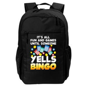 Funny Bingo Lover Design For Men Women Bingo Gambling Player Daily Commute Backpack