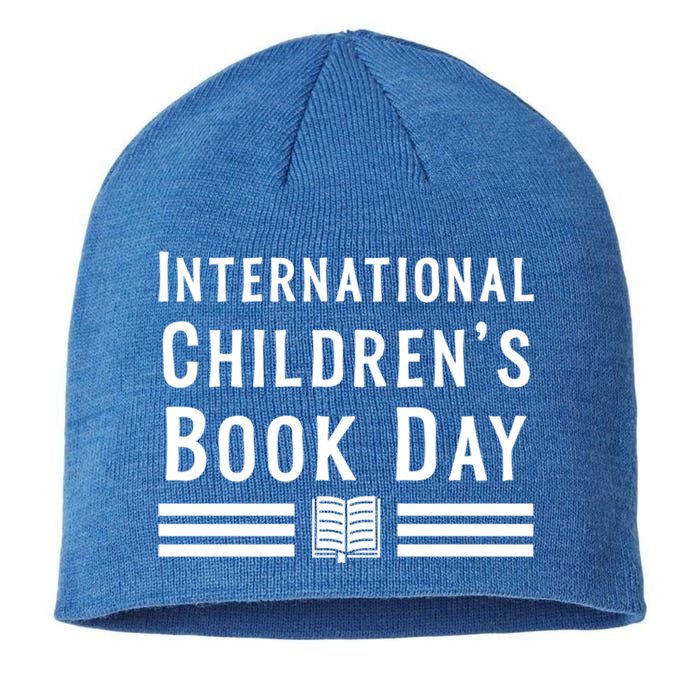 Funny Book Lovers Graphic International 'S Book Day Cute Gift Sustainable Beanie