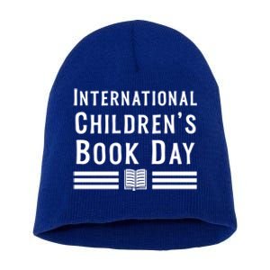 Funny Book Lovers Graphic International 'S Book Day Cute Gift Short Acrylic Beanie