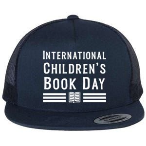 Funny Book Lovers Graphic International 'S Book Day Cute Gift Flat Bill Trucker Hat