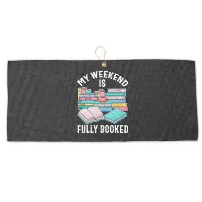 Funny Book Lover Reading Lover Large Microfiber Waffle Golf Towel