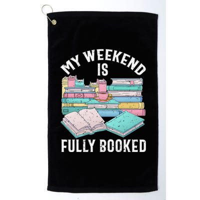 Funny Book Lover Reading Lover Platinum Collection Golf Towel