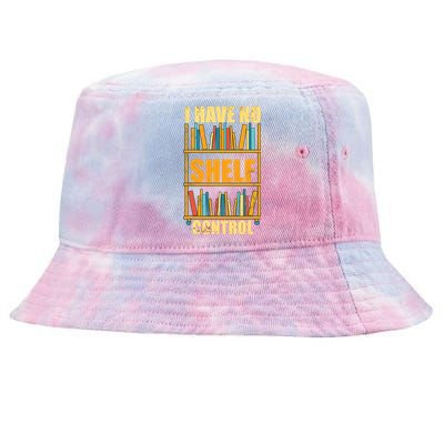 Funny Bookworm Library Librarian Book Nerd Gift Reading Tie-Dyed Bucket Hat