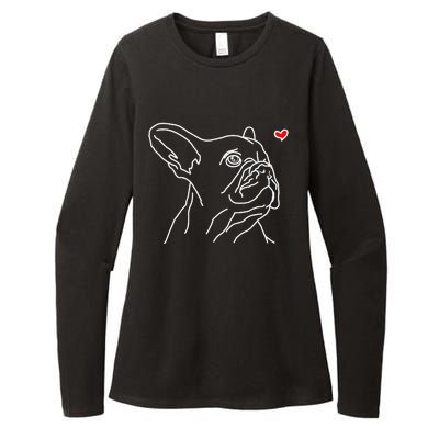 French Bulldog Love Frenchie Dog Mom Funny Womens CVC Long Sleeve Shirt