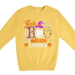 Fab Boo Lous Cashier Funny Halloween Premium Crewneck Sweatshirt