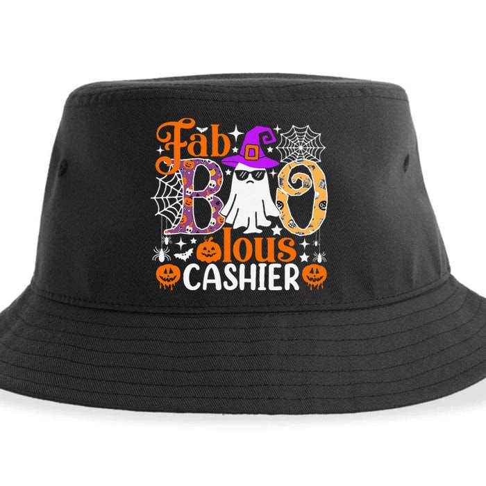 Fab Boo Lous Cashier Funny Halloween Sustainable Bucket Hat