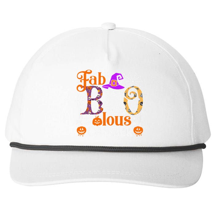 Fab Boo Lous Cashier Funny Halloween Snapback Five-Panel Rope Hat