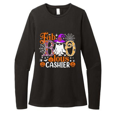 Fab Boo Lous Cashier Funny Halloween Womens CVC Long Sleeve Shirt