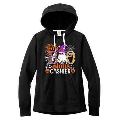 Fab Boo Lous Cashier Funny Halloween Women's Fleece Hoodie