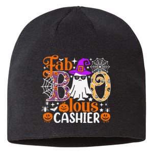 Fab Boo Lous Cashier Funny Halloween Sustainable Beanie