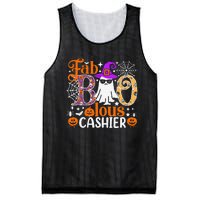 Fab Boo Lous Cashier Funny Halloween Mesh Reversible Basketball Jersey Tank