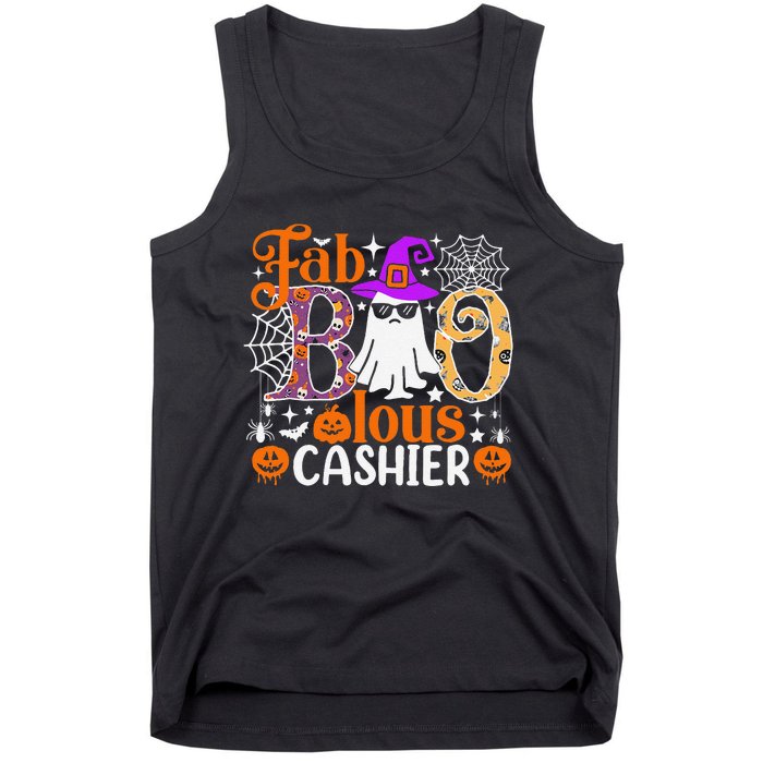 Fab Boo Lous Cashier Funny Halloween Tank Top