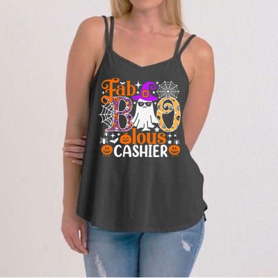 Fab Boo Lous Cashier Funny Halloween Women's Strappy Tank