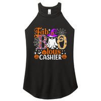 Fab Boo Lous Cashier Funny Halloween Women's Perfect Tri Rocker Tank