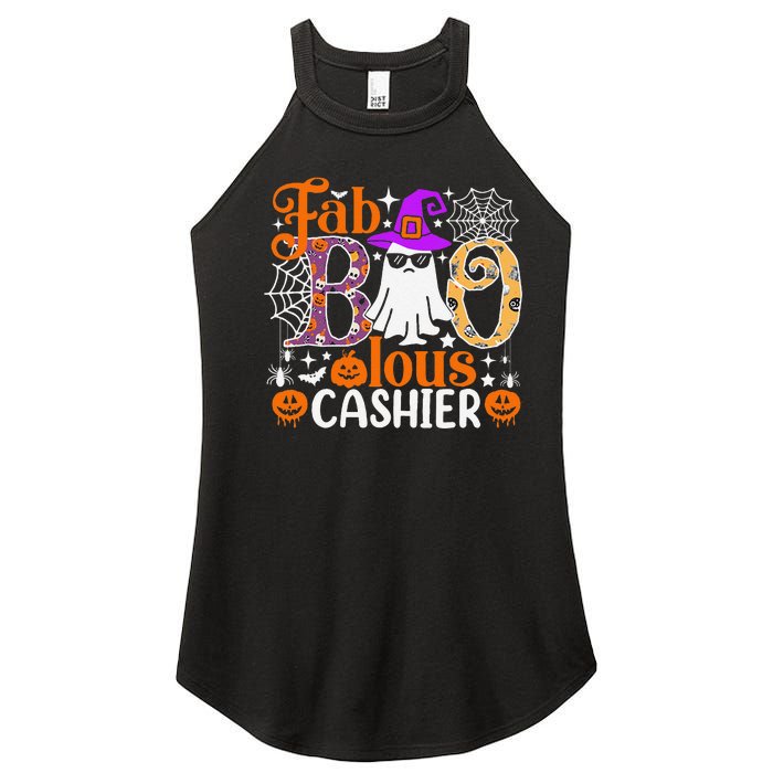 Fab Boo Lous Cashier Funny Halloween Women's Perfect Tri Rocker Tank