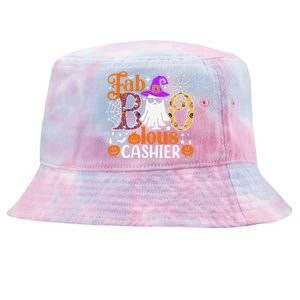 Fab Boo Lous Cashier Funny Halloween Tie-Dyed Bucket Hat