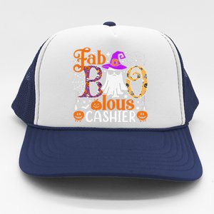 Fab Boo Lous Cashier Funny Halloween Trucker Hat