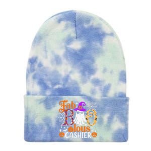 Fab Boo Lous Cashier Funny Halloween Tie Dye 12in Knit Beanie