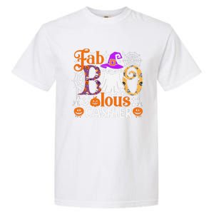 Fab Boo Lous Cashier Funny Halloween Garment-Dyed Heavyweight T-Shirt