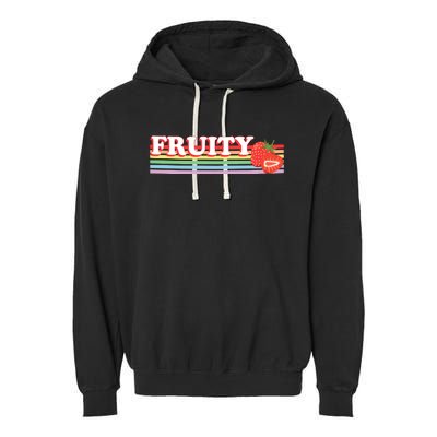 Fruity Baby Lesbian Gay Garment-Dyed Fleece Hoodie