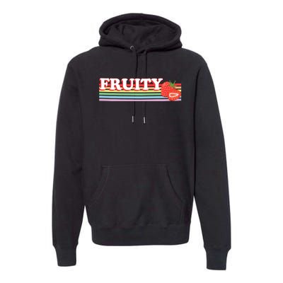 Fruity Baby Lesbian Gay Premium Hoodie