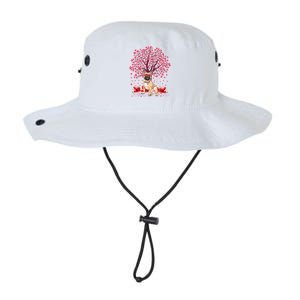 French Bulldog Lover Heart Tree French Bulldog Valentine Meaningful Gift Legacy Cool Fit Booney Bucket Hat