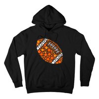 Football Ball Lover Happy Dot Day 2024 Polka Dot Gift Hoodie