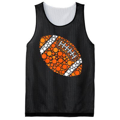 Football Ball Lover Happy Dot Day 2024 Polka Dot Gift Mesh Reversible Basketball Jersey Tank