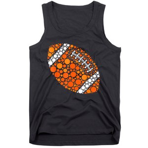 Football Ball Lover Happy Dot Day 2024 Polka Dot Gift Tank Top