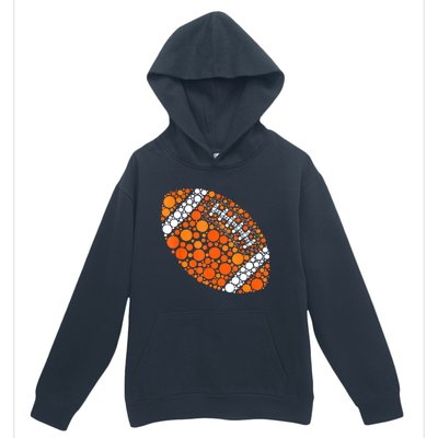 Football Ball Lover Happy Dot Day 2024 Polka Dot Gift Urban Pullover Hoodie