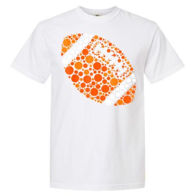 Football Ball Lover Happy Dot Day 2024 Polka Dot Gift Garment-Dyed Heavyweight T-Shirt