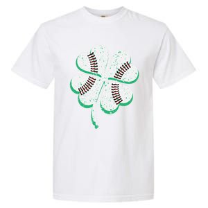 Funny Baseball Lover Tee St Patrick Day Gift Garment-Dyed Heavyweight T-Shirt