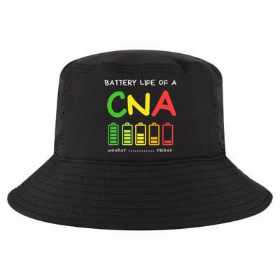 Funny Battery Life Of A CNA Certified Nurse Assistant CNA Cool Comfort Performance Bucket Hat