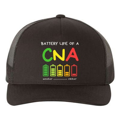 Funny Battery Life Of A CNA Certified Nurse Assistant CNA Yupoong Adult 5-Panel Trucker Hat