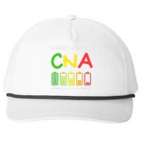 Funny Battery Life Of A CNA Certified Nurse Assistant CNA Snapback Five-Panel Rope Hat