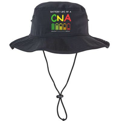 Funny Battery Life Of A CNA Certified Nurse Assistant CNA Legacy Cool Fit Booney Bucket Hat