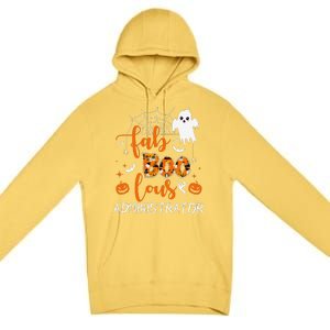 Fab Boo Lous Administrator Funny Boo Ghost Halloween Spooky Premium Pullover Hoodie