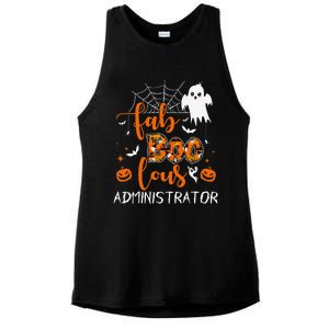 Fab Boo Lous Administrator Funny Boo Ghost Halloween Spooky Ladies PosiCharge Tri-Blend Wicking Tank