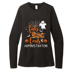 Fab Boo Lous Administrator Funny Boo Ghost Halloween Spooky Womens CVC Long Sleeve Shirt