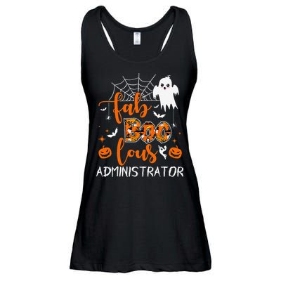 Fab Boo Lous Administrator Funny Boo Ghost Halloween Spooky Ladies Essential Flowy Tank