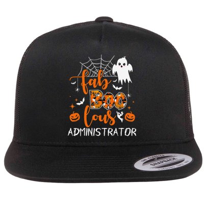 Fab Boo Lous Administrator Funny Boo Ghost Halloween Spooky Flatbill Hat